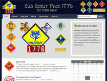Tablet Screenshot of cubscoutpack1776.org